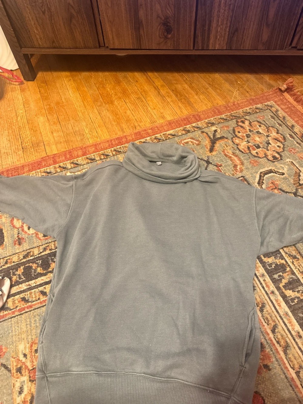 aerie Slate Gray Turtleneck Pullover
